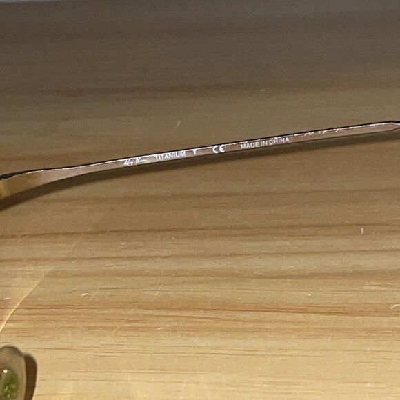 Ray Ban RB 8610 1000 Square Bronze Brown Eyeglasses Frame Only 52-18-140 - Picture 8 of 8